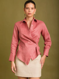 Elvira Baby Coral Blouse
