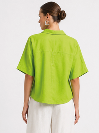 Lidoria Green Blouse