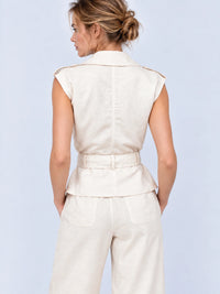 Maura White Blouse