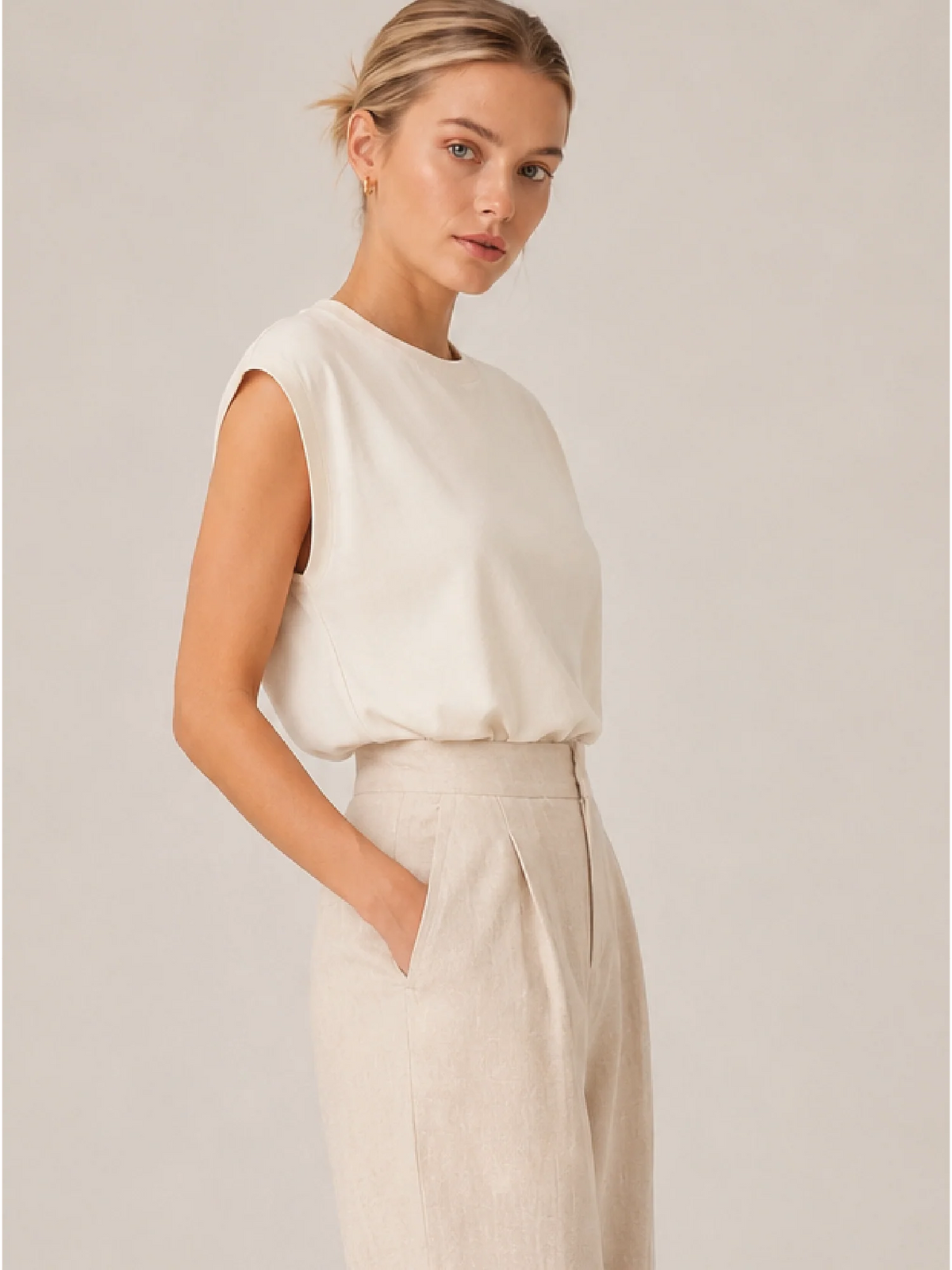 Milanic Beige Blouse