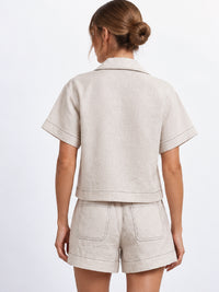 Hannane Natural Blouse