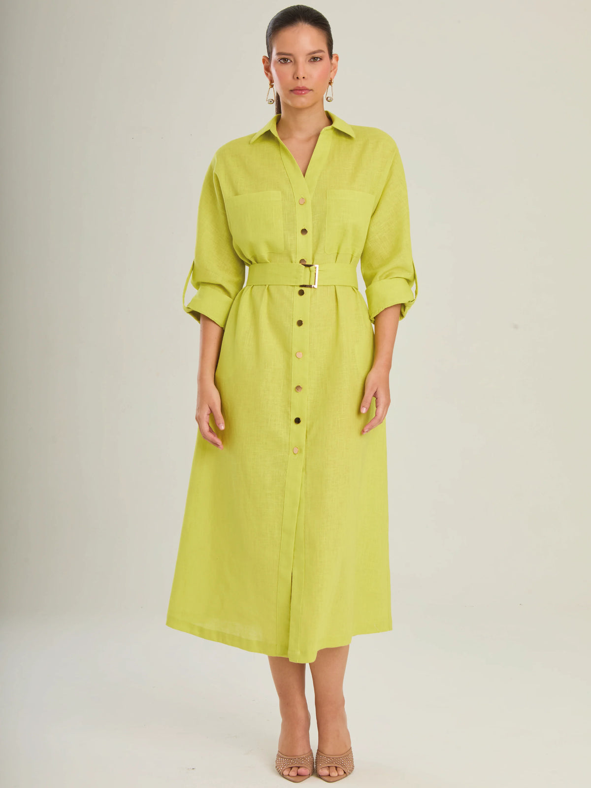 Janna Lime Dress