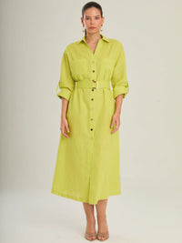Janna Lime Dress