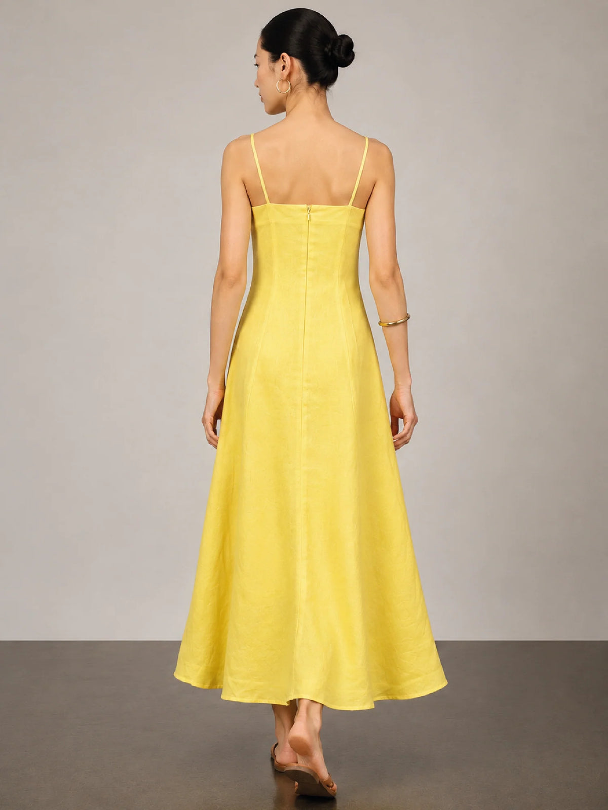 Yellow Beca Long Dress
