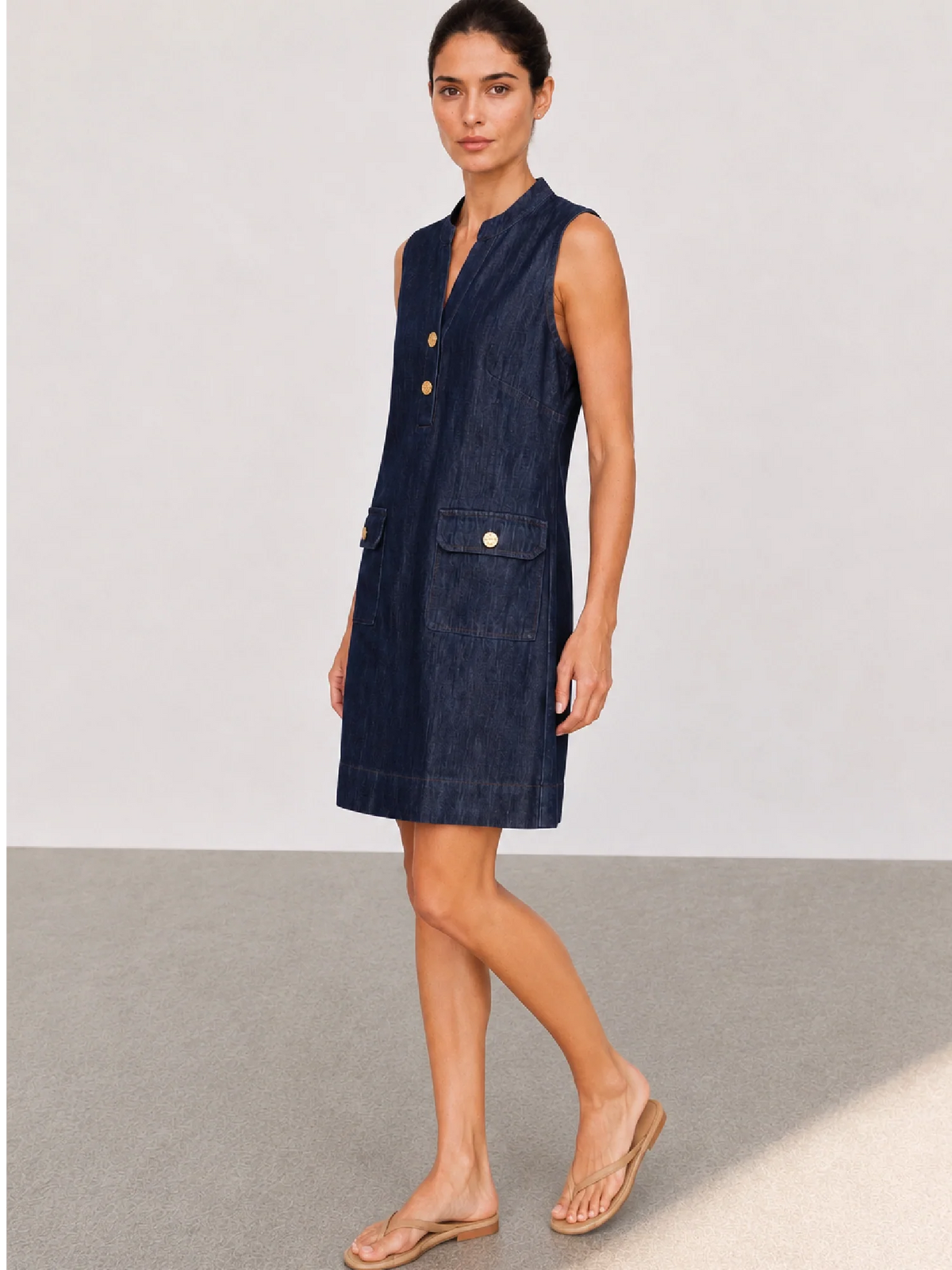 Penaut Indigo Short Dress