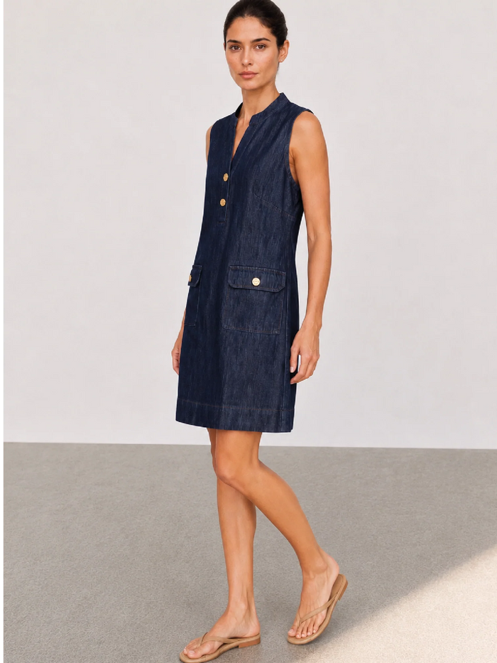 Penaut Indigo Short Dress