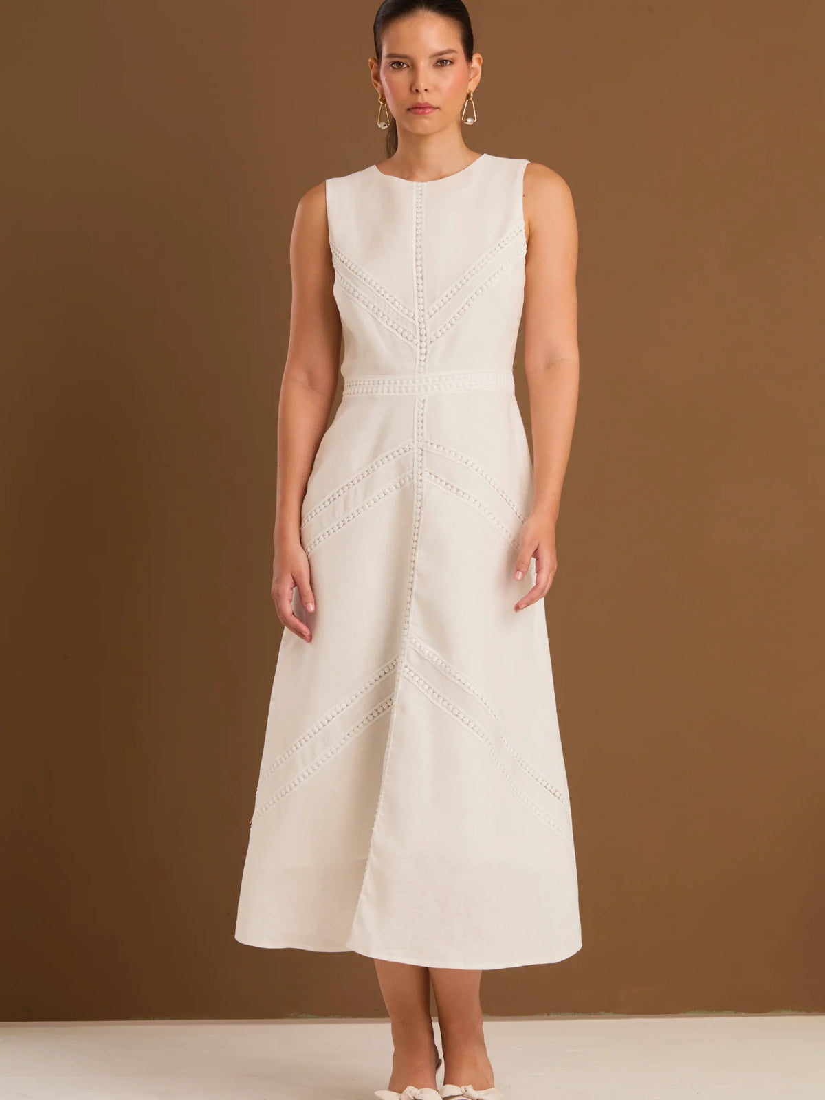 Miho White Maxi Dress