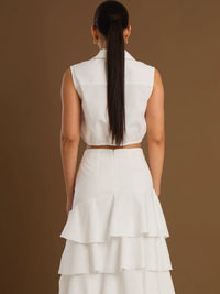 Perugia White Blouse
