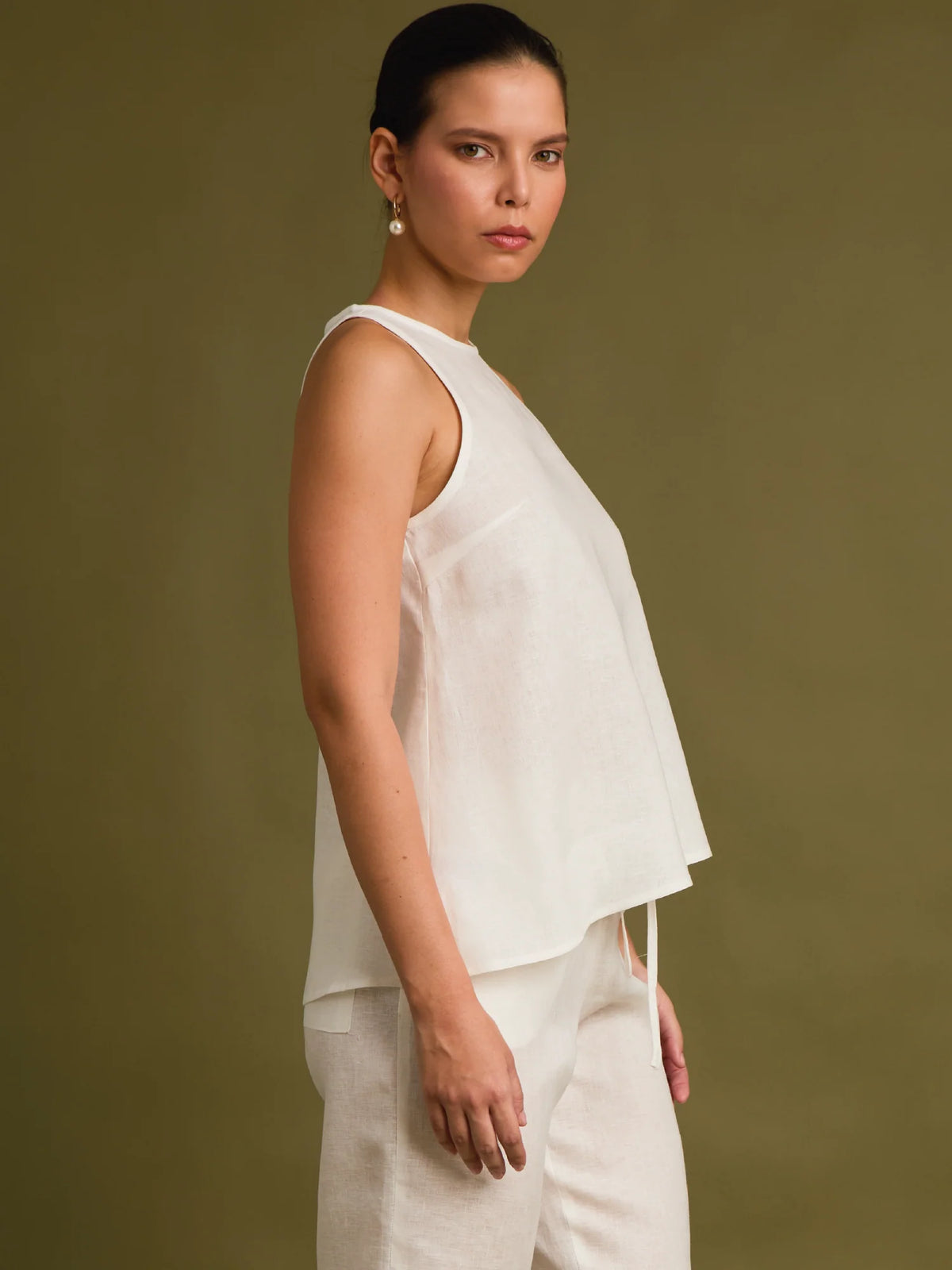 Dinara White Blouse
