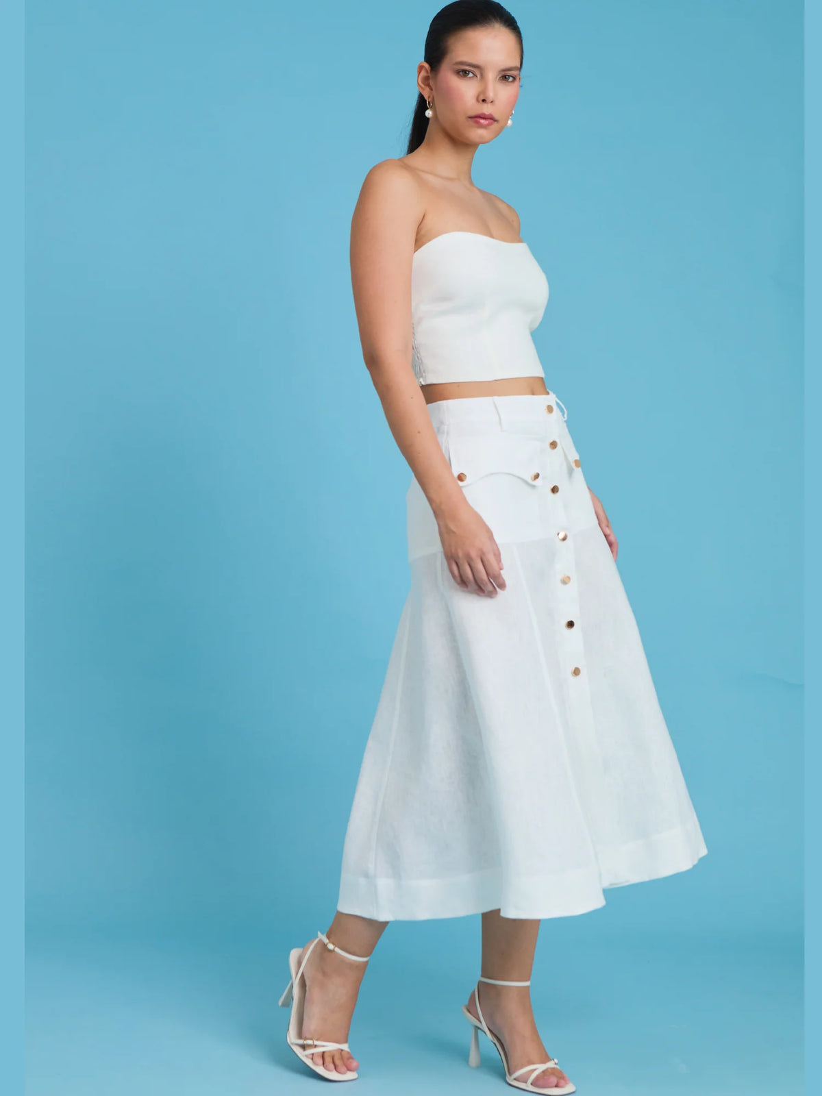 Bosnia White Skirt