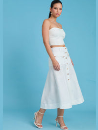 Bosnia White Skirt