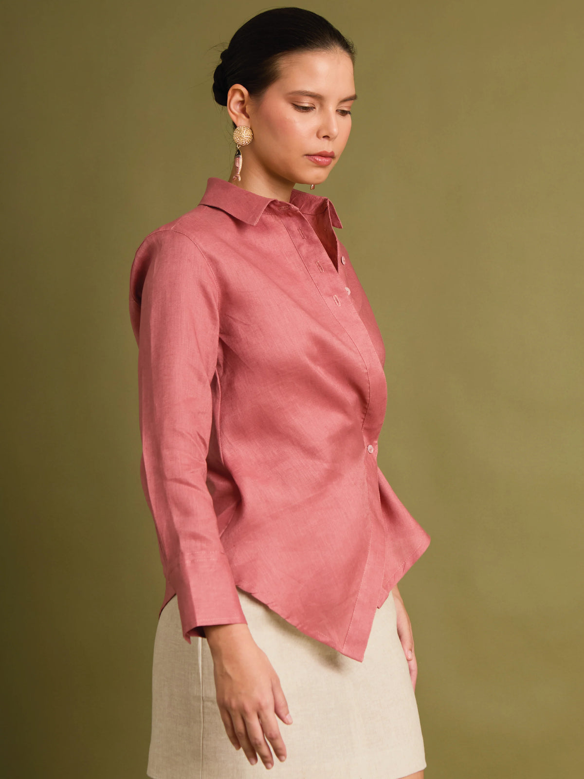 Elvira Baby Coral Blouse