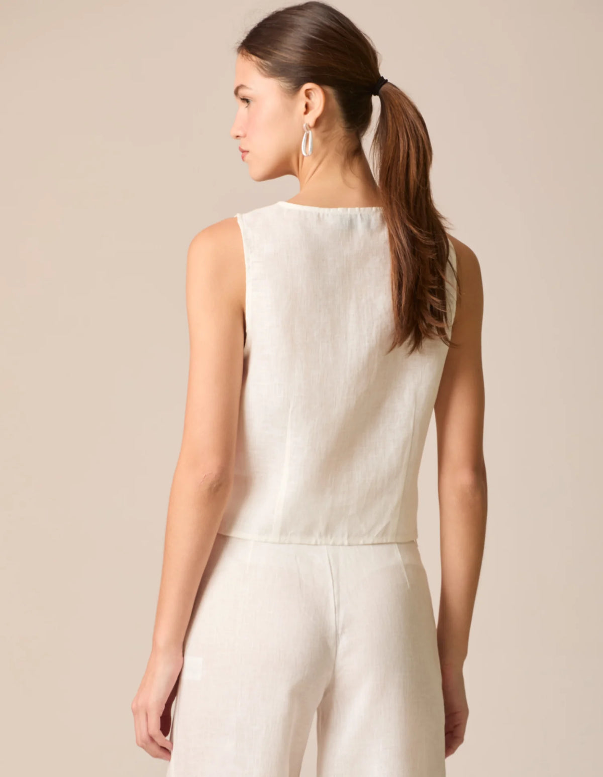 Polinesia Blouse Pearl White
