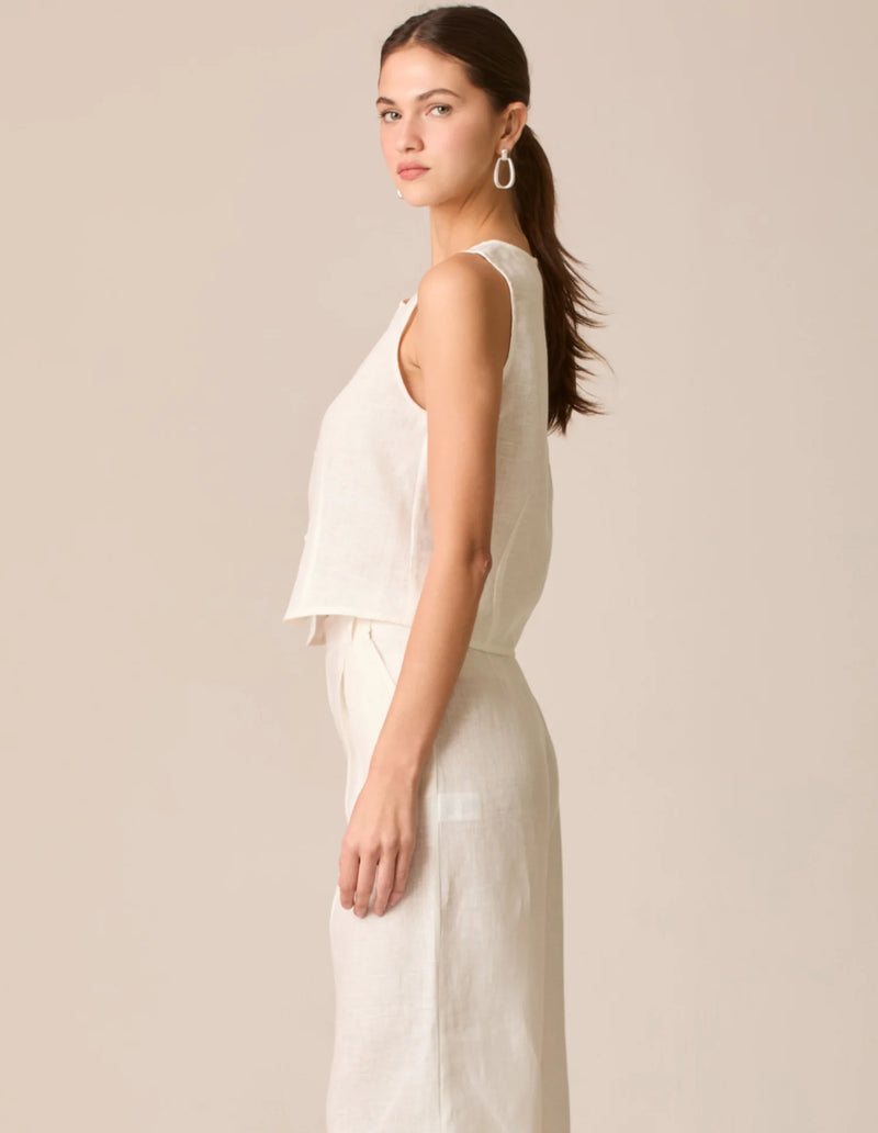 Polinesia Blouse Pearl White