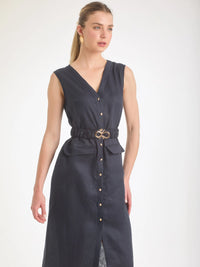 Bimini Long Dress Navy