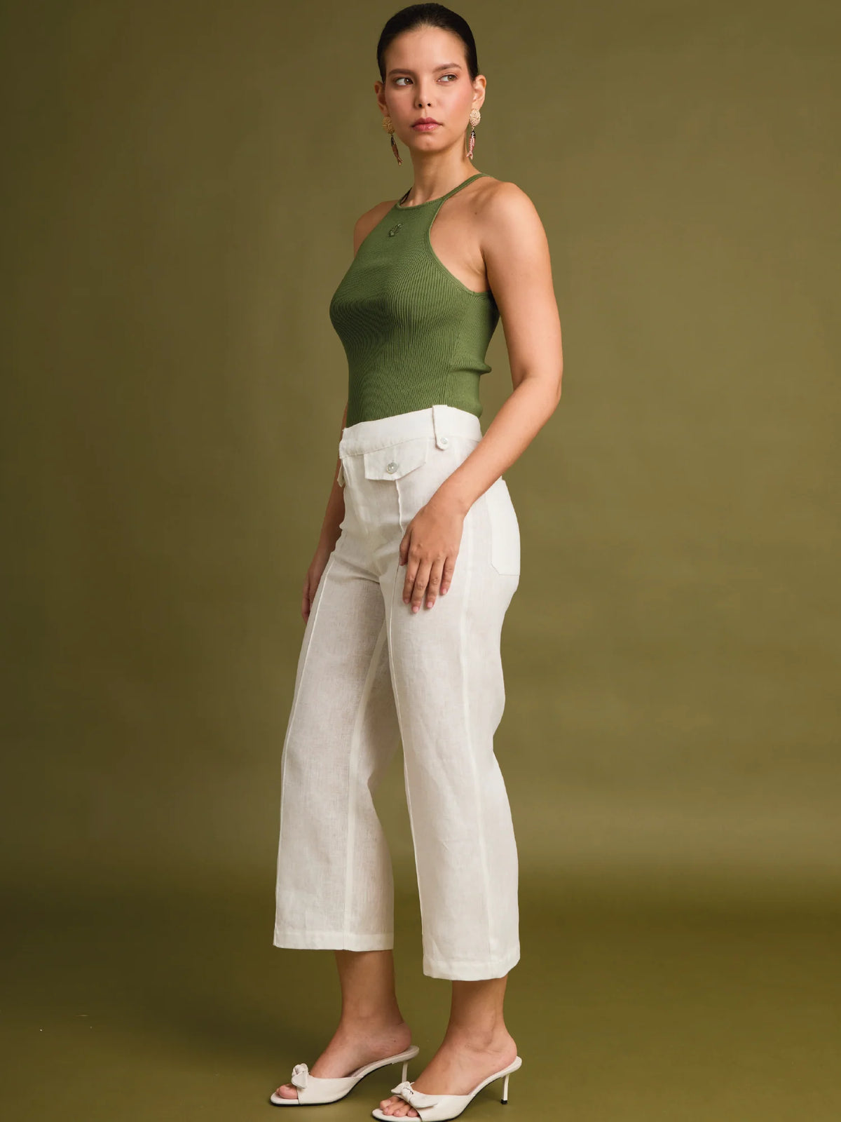 Tunisa White Pants