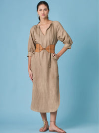 Spiaggia Dress Brown