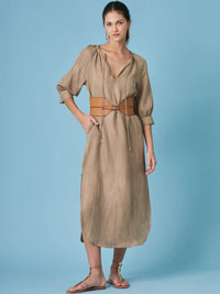 Spiaggia Dress Brown