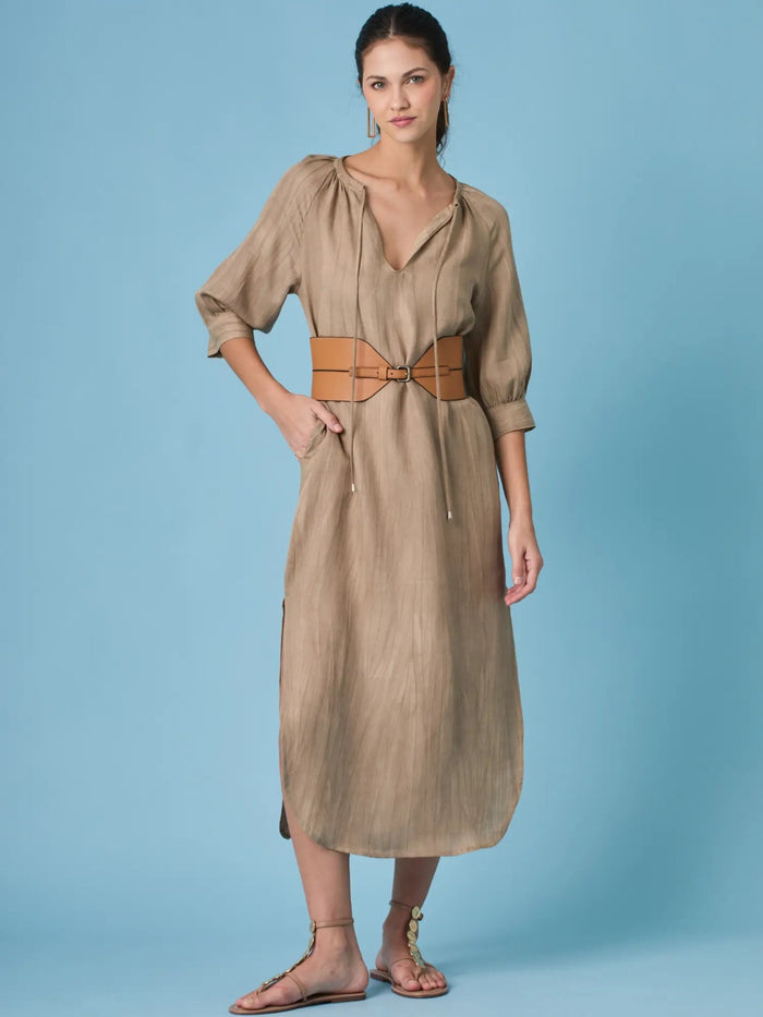 Spiaggia Dress Brown