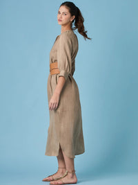 Spiaggia Dress Brown