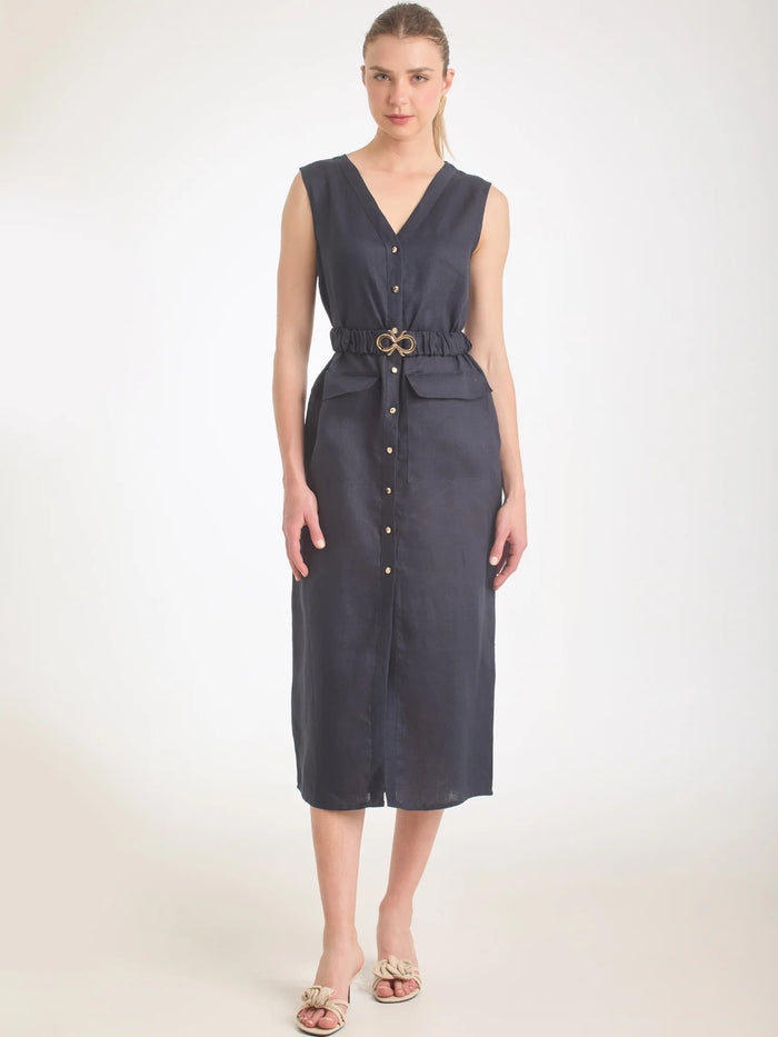 Bimini Long Dress Navy