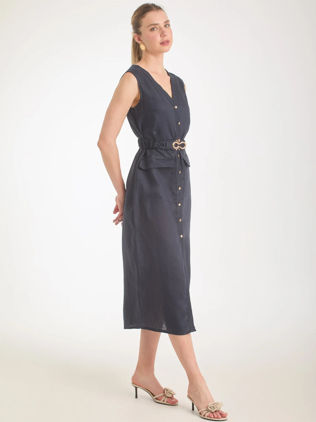Bimini Long Dress Navy