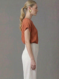 Dilana Blouse Terracotta