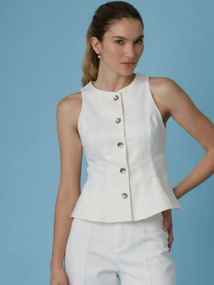 Gaetana White Blouse