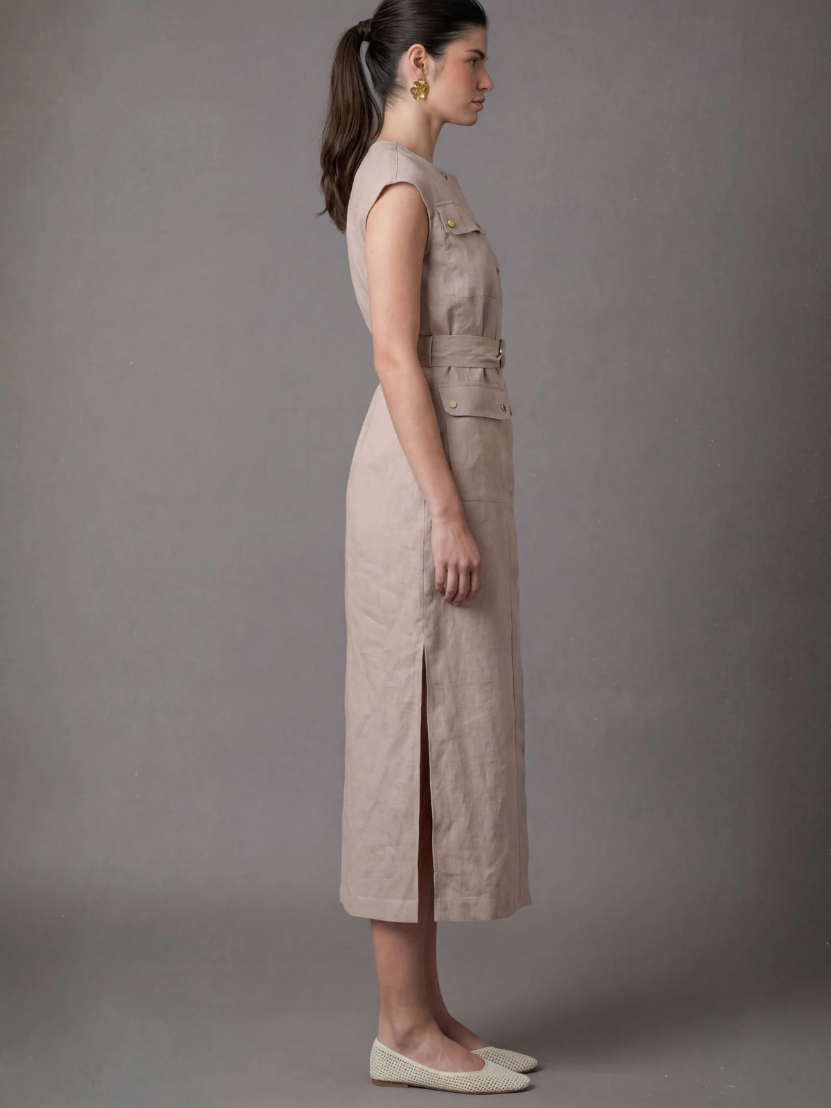 Marlene Long Dress Sand