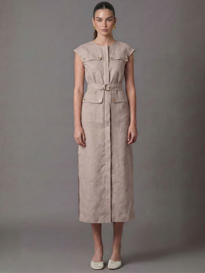 Marlene Long Dress Sand