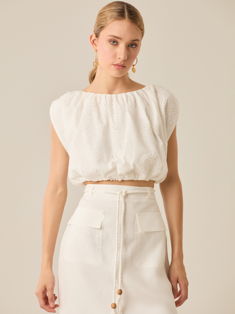 Zante White Blouse