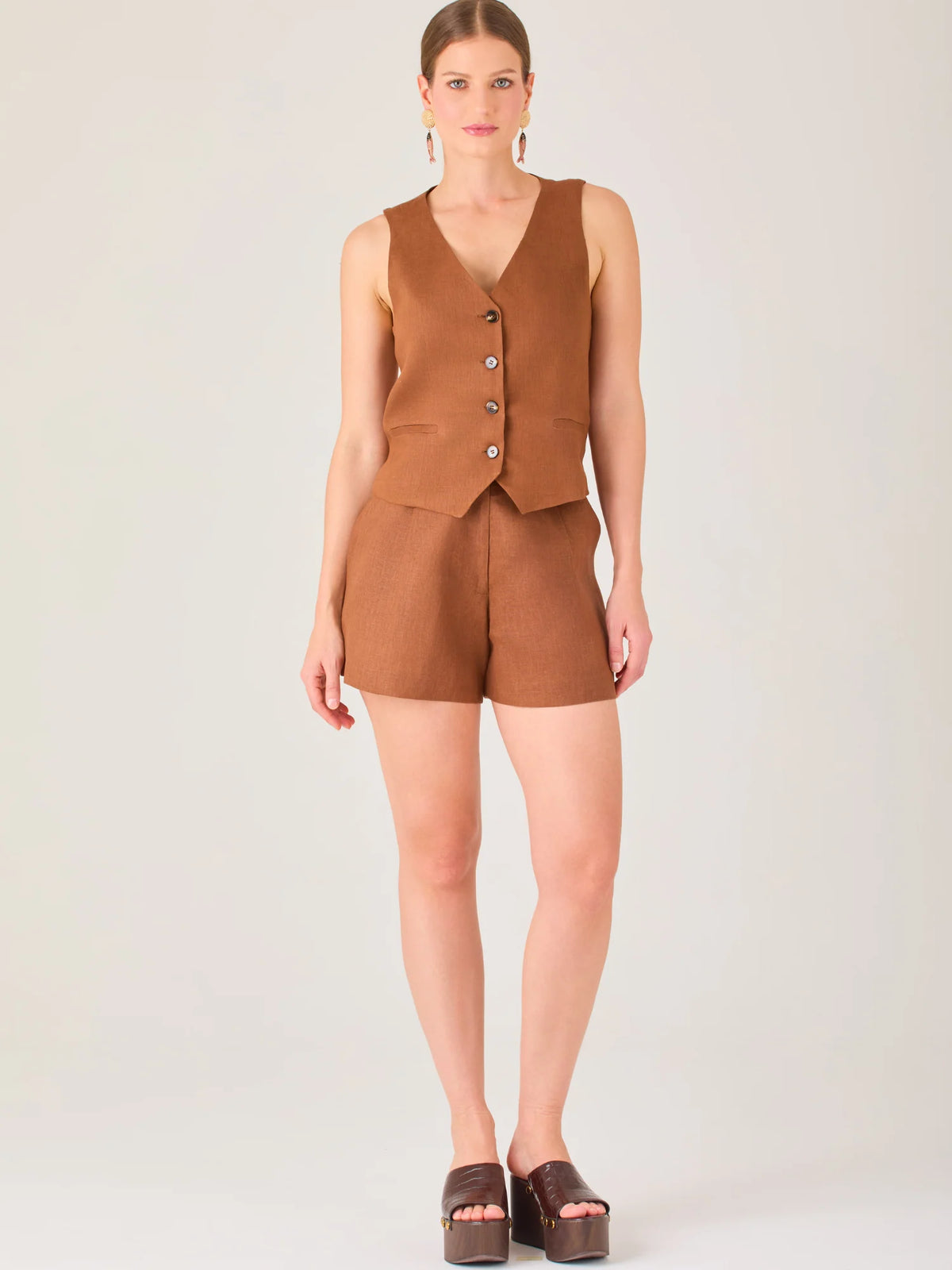 Baleva Shorts Brown