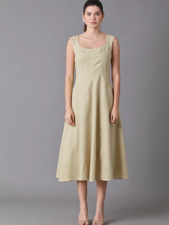 Amantea Sand Long Dress